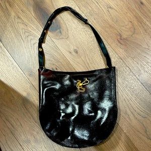 Ox blood coloured purse from all saints, genuine leather